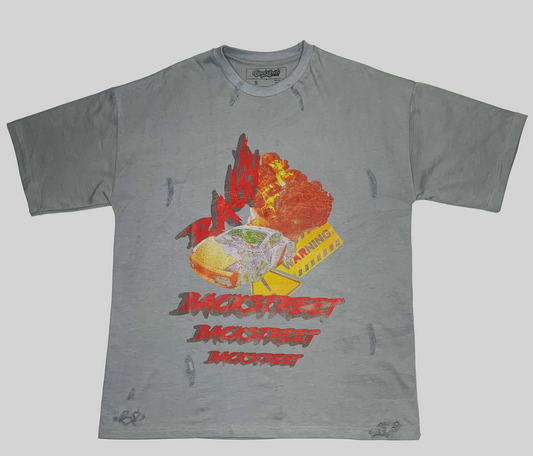 Backstreet Rage Oversized T-Shirt GRAY